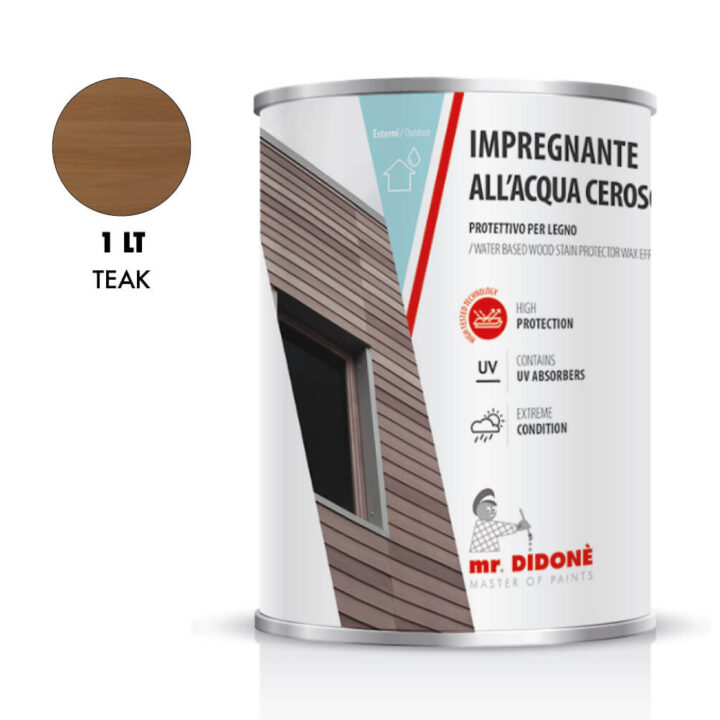 Legno prof 750ml impregnante per legno base acqua per interni ed esterni,  colori disponibili bianco